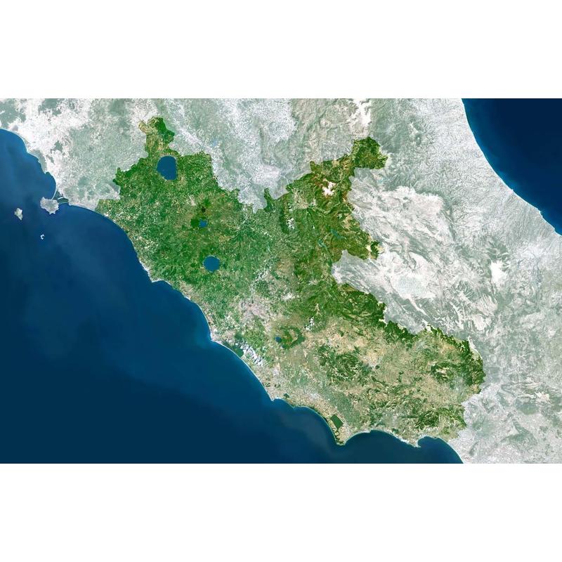 Planet Observer Mapa regionalna - Region Lazio