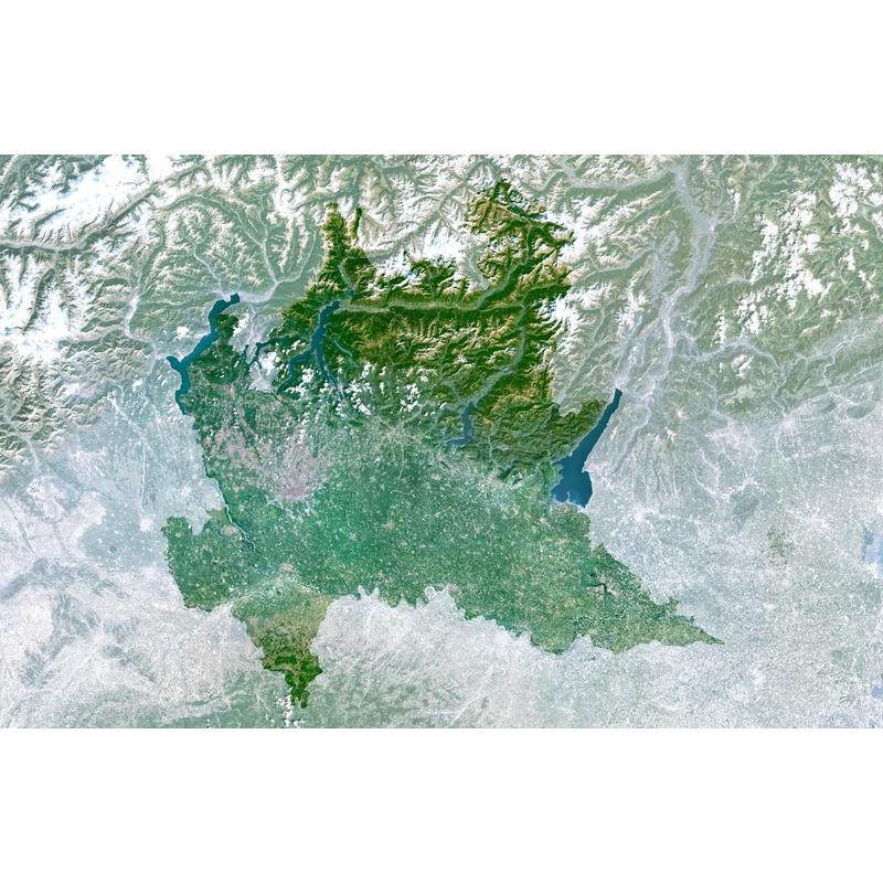 Planet Observer Mapa regionalna - Region Lombardia