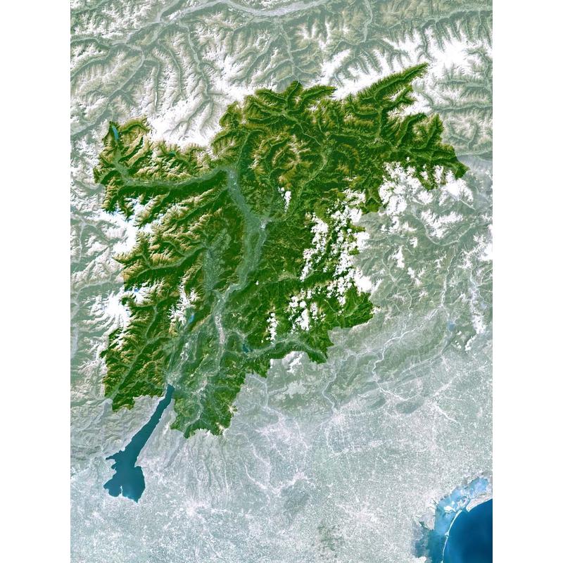 Planet Observer Mapa regionalna - Region Trentino-Alto Adige