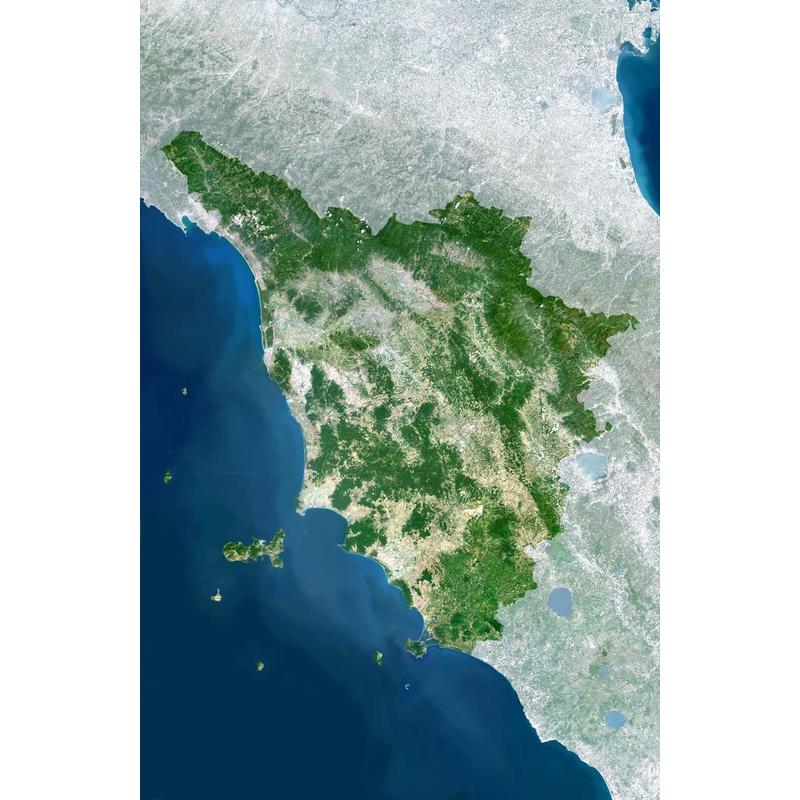 Planet Observer Mapa regionalna - Region Toskania
