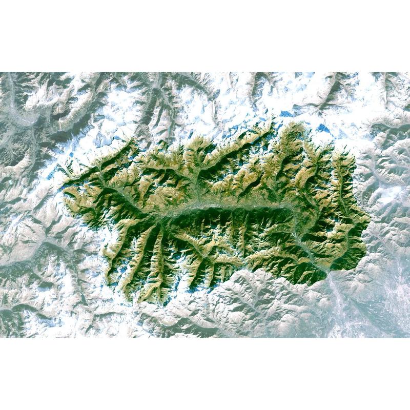 Planet Observer Mapa regionalna - Region Valle D' Aosta
