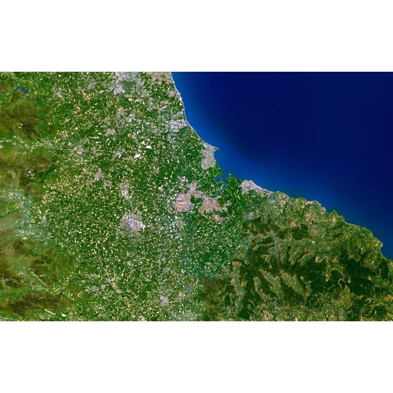 Planet Observer Mapa regionalna - Region Darlington Middlesbrough