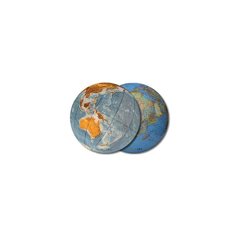 Columbus Globus Duo 30cm OID skórzana podstawa skóra nubukowa czarny