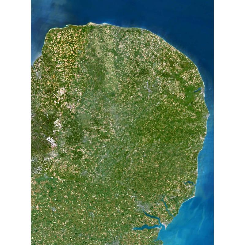 Planet Observer Mapa regionalna - Region East Anglia