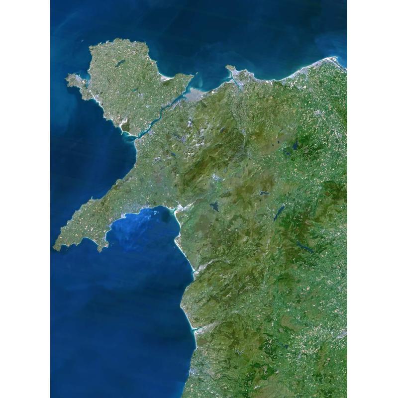 Planet Observer Mapa regionalna - Region Północno-Zachodnia Walia