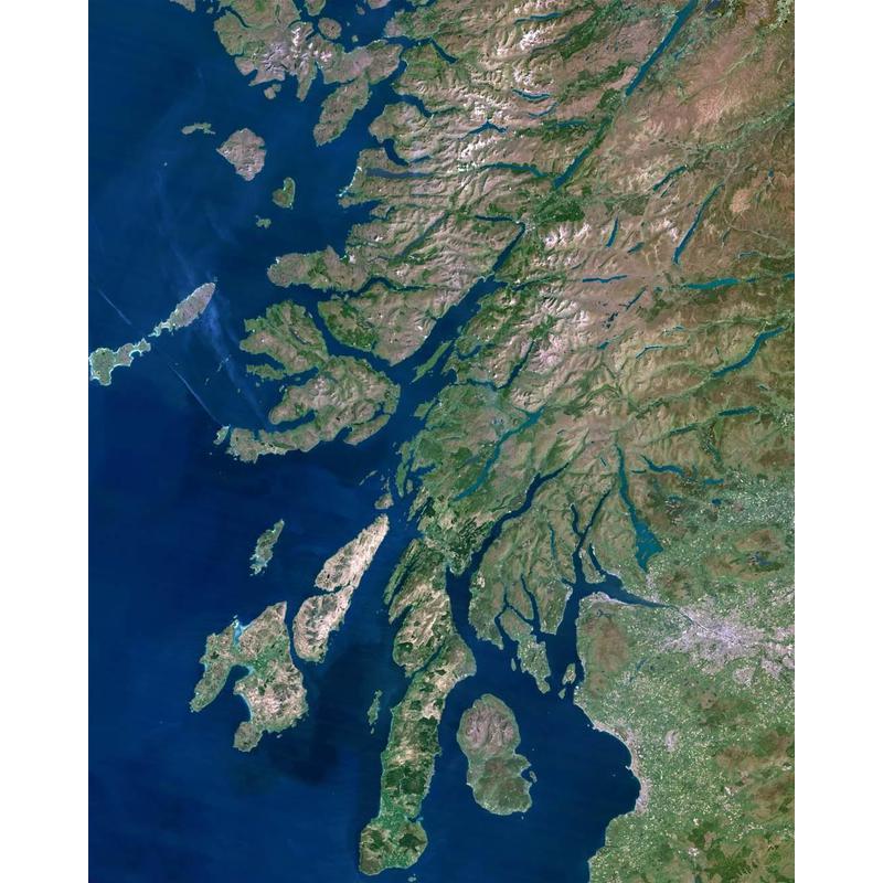 Planet Observer Mapa regionalna - Region Oban & West Coast (Zachodnie Wybrzeże)