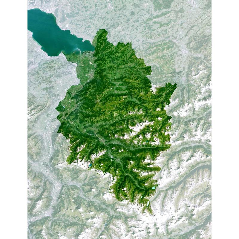 Planet Observer Mapa regionalna - Region Vorarlberg