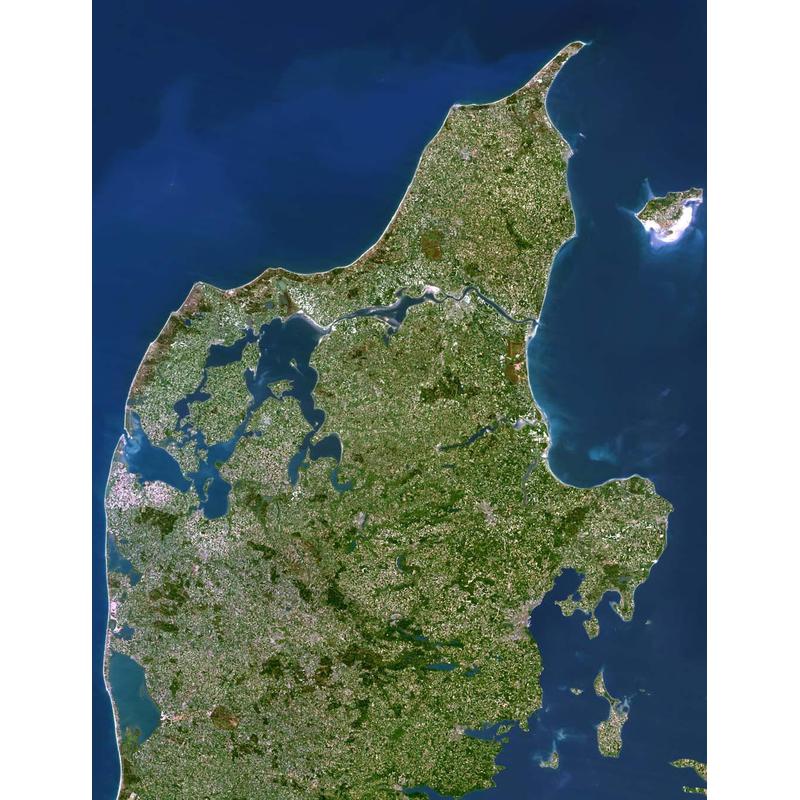Planet Observer Mapa regionalna - Region Środkowa i Północna Jutlandia