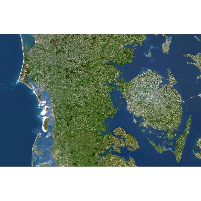 Planet Observer Mapa regionalna - Region Południowa Jutlandia i Fionia