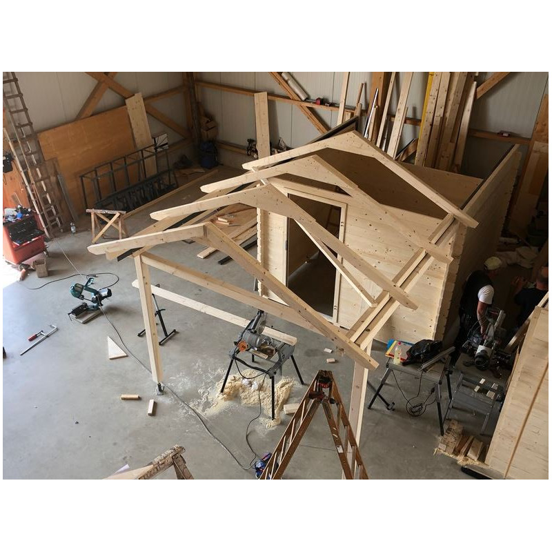 Dome Parts Obserwatorium GreenLine Medium 32 mm z rozsuwanym dachem i drewnianą osłoną