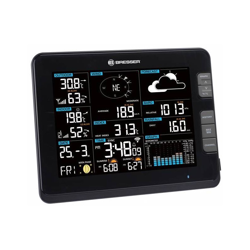 Bresser Stacja meteo Profi W-Lan Center 6in1