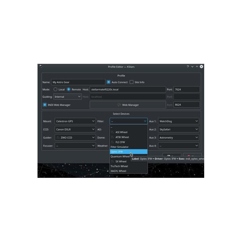 Ikarus Technologies Kontroler do astrofotografii StellarMate PLUS