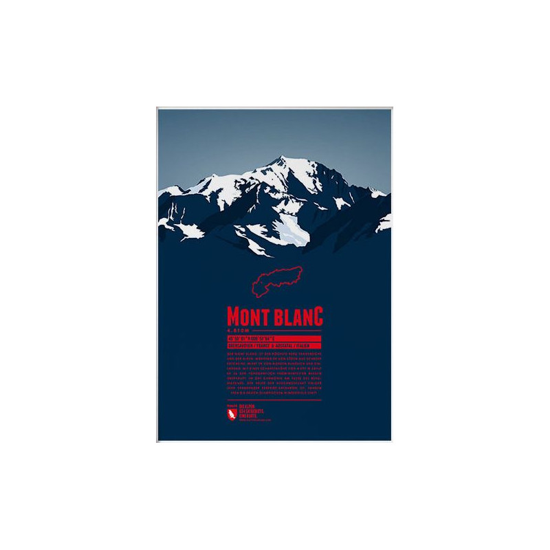 Marmota Maps Plakaty Mont Blanc