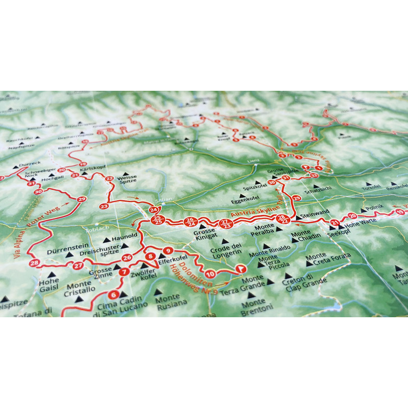 Marmota Maps Alpejska mapa 1001 gór i 20 szlaków turystycznych