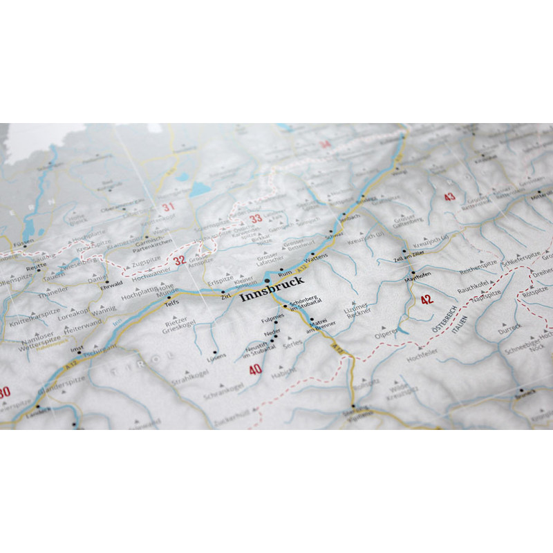 Marmota Maps Mapa regionalna Proszę zaprojektować Alpy (140x100cm)
