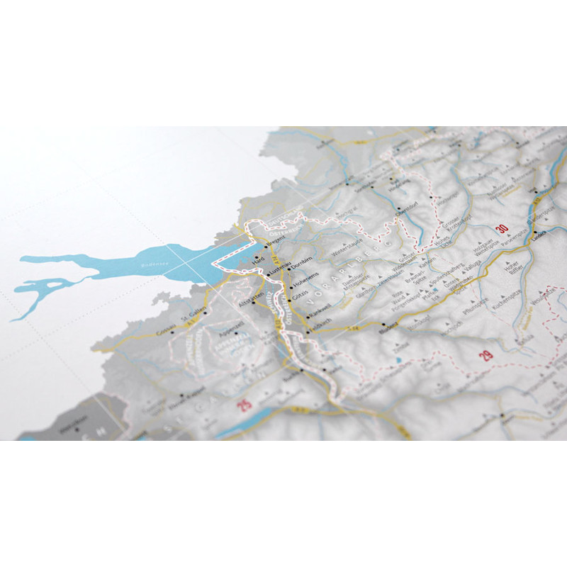 Marmota Maps Mapa regionalna Proszę zaprojektować Alpy (140x100cm)