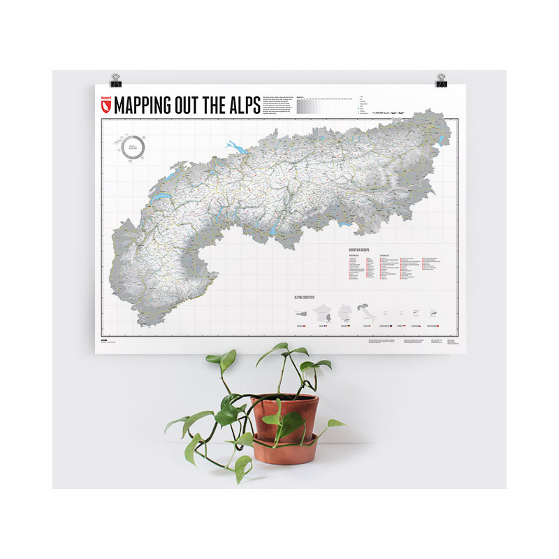 Marmota Maps Mapa regionalna Mapowanie Alp (Angielski)