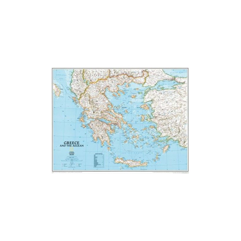 National Geographic Mapa Grecja
