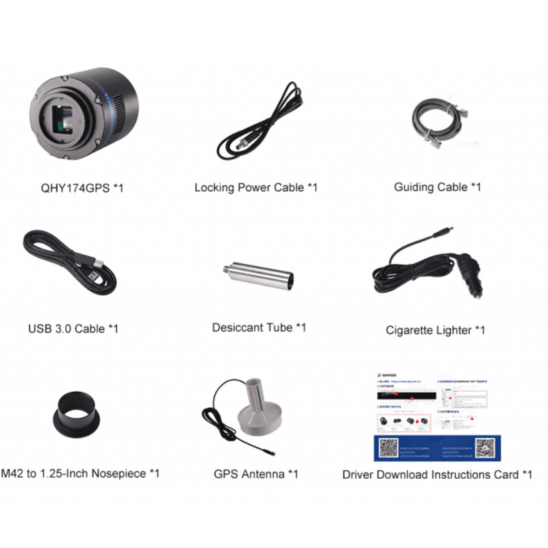 QHY Aparat fotograficzny 174 GPS Mono