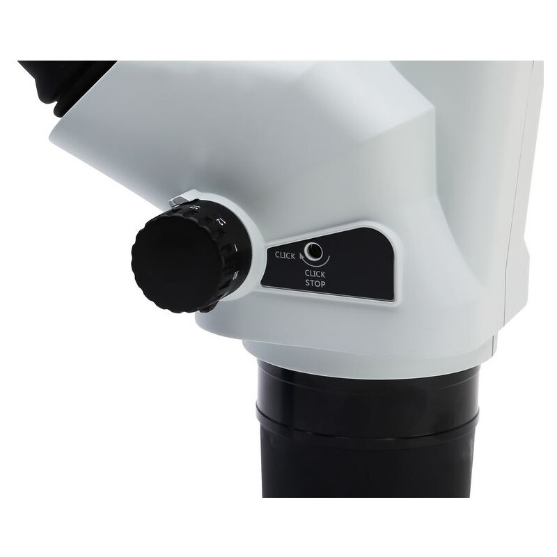 Optika Mikroskop stereoskopowy zoom SZO-10,  trino, 6.7-45x, überhängend, 2-Arm, ohne Beleuchtung