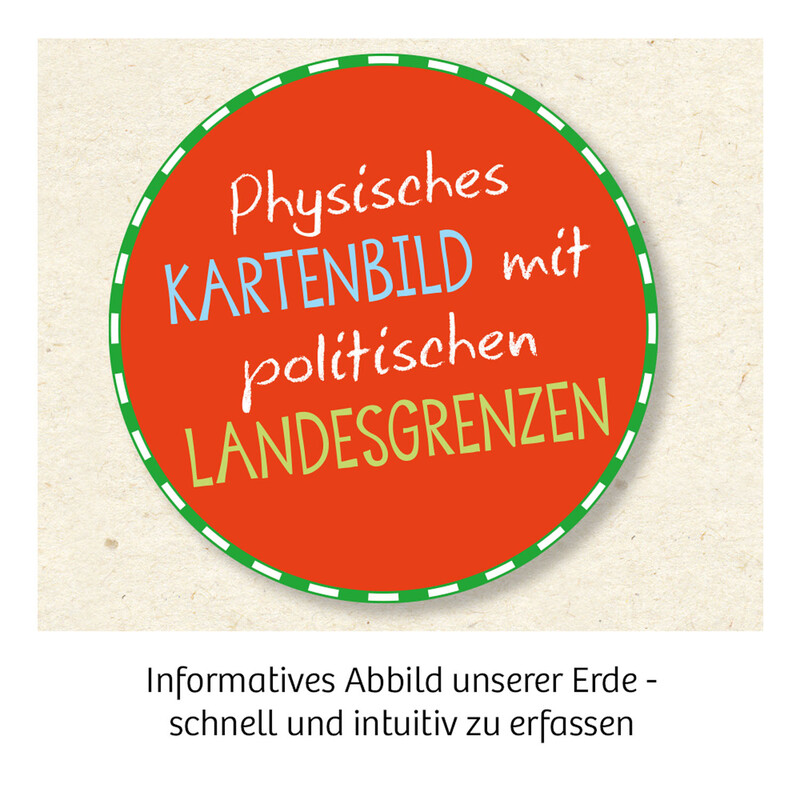 Kosmos Verlag Globusy dla dzieci Schülerglobus physisch 26cm
