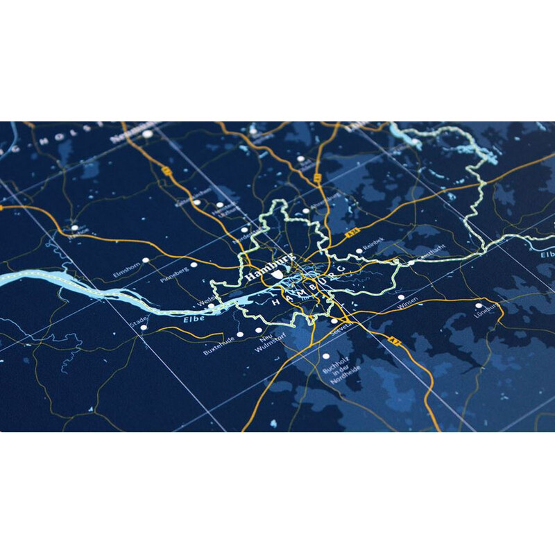 Marmota Maps Mapa Deutschlandkarte Ski Blue