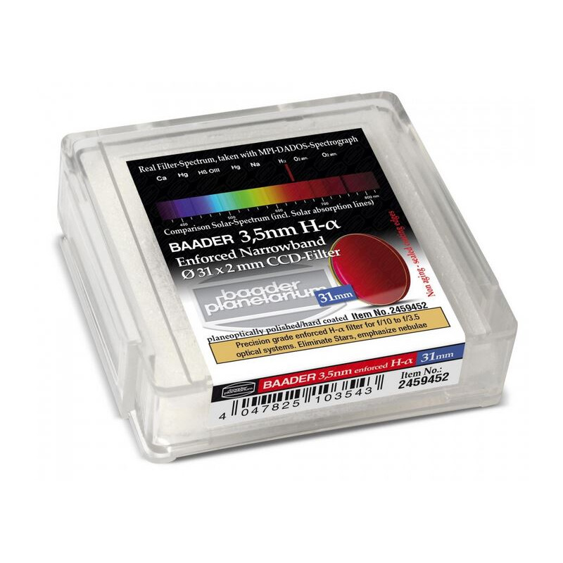 Baader Ultra-Narrowband 3.5nm H-alpha Filtry 31mm