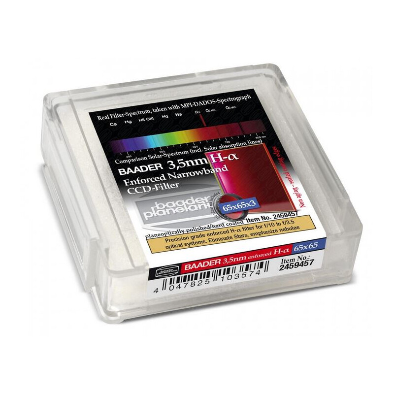 Baader Ultra-Narrowband 3.5nm H-alpha Filtry 65x65mm