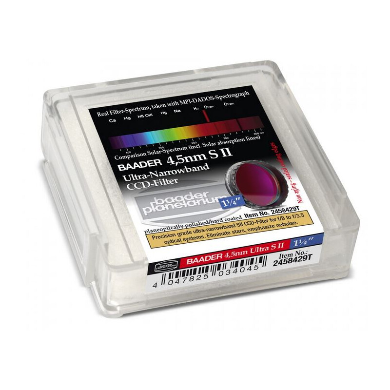 Baader Ultra-Narrowband 4.5nm S II Filtry 1.25"