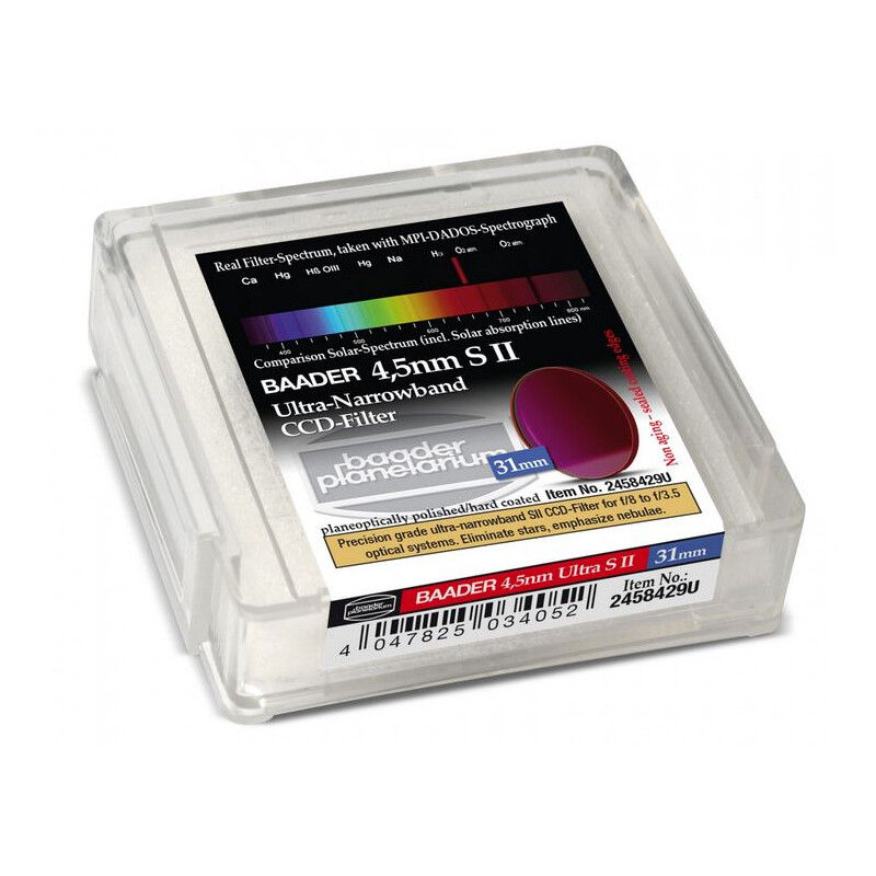 Baader Ultra-Narrowband 4.5nm S II Filtry 31mm