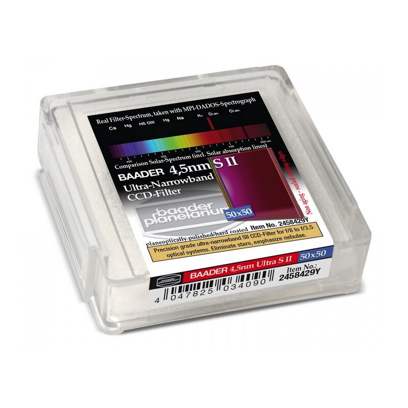 Baader Ultra-Narrowband 4.5nm S II Filtry 50x50mm