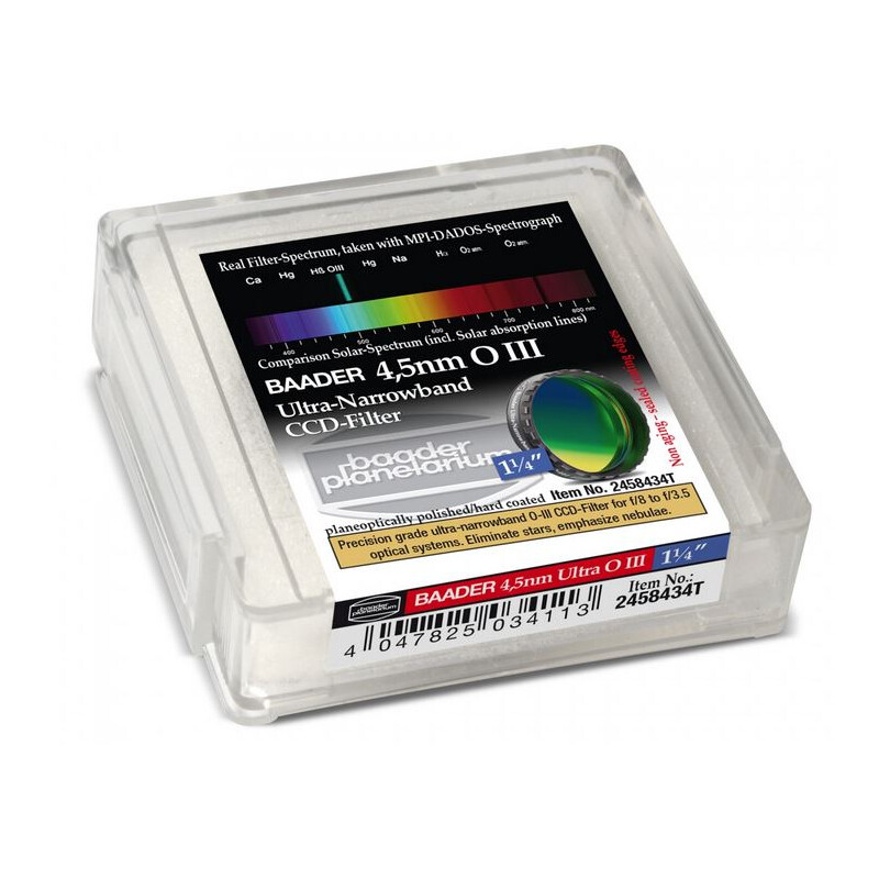 Baader Ultra-Narrowband 4.5nm OIII Filtry 1.25"