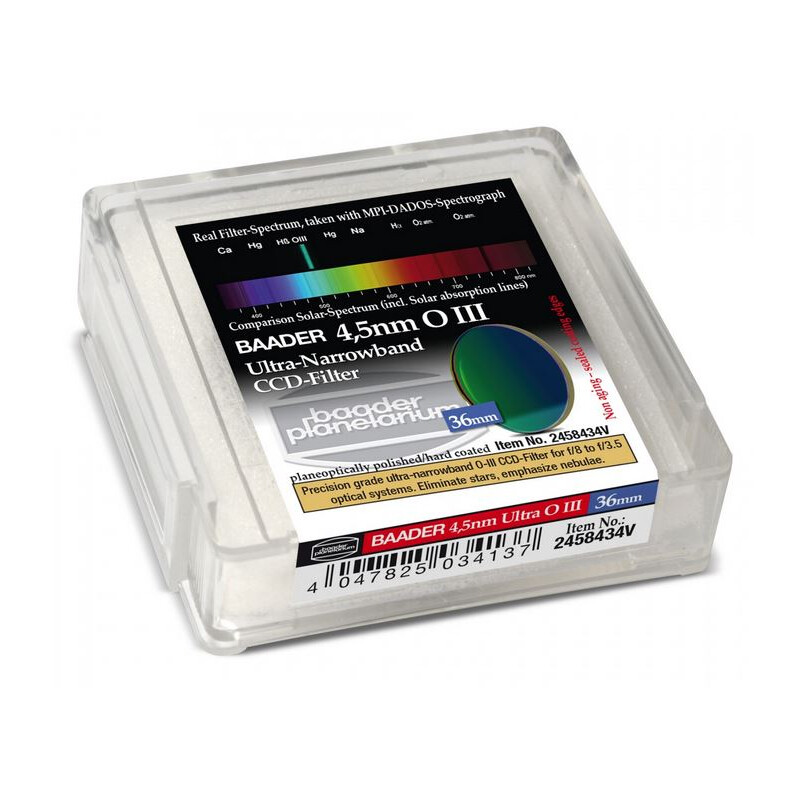 Baader Ultra-Narrowband 4.5nm OIII Filtry 36mm