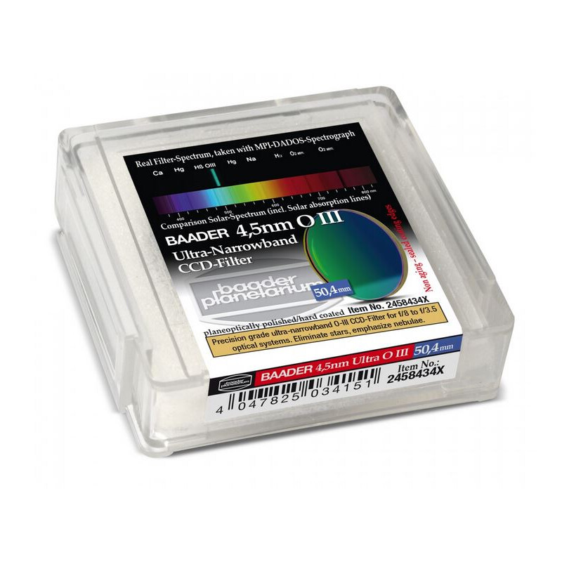 Baader Ultra-Narrowband 4.5nm OIII Filtry 50.4mm