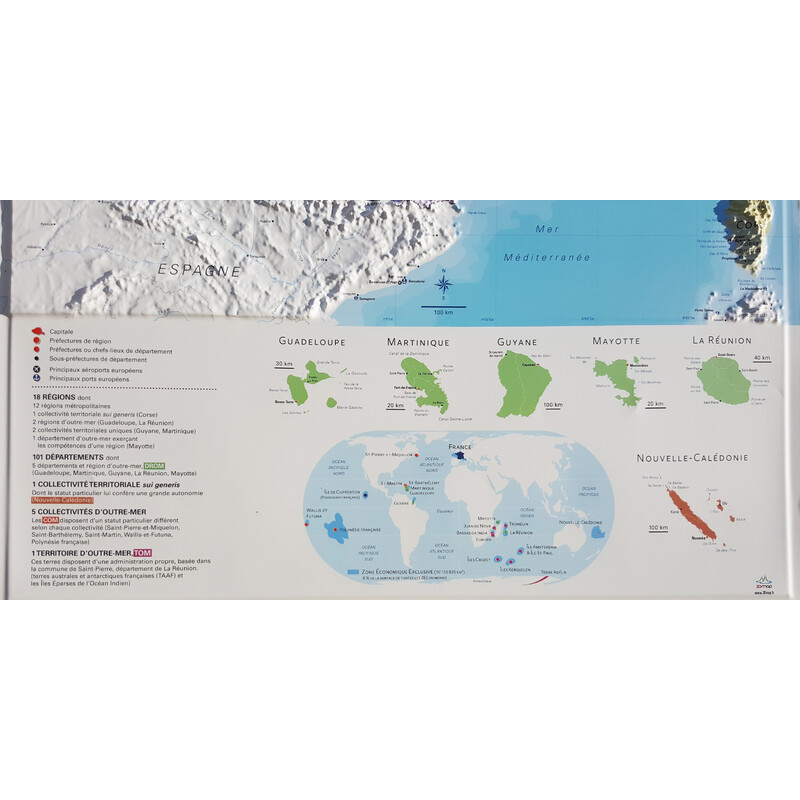 3Dmap Mapa La France Administrative