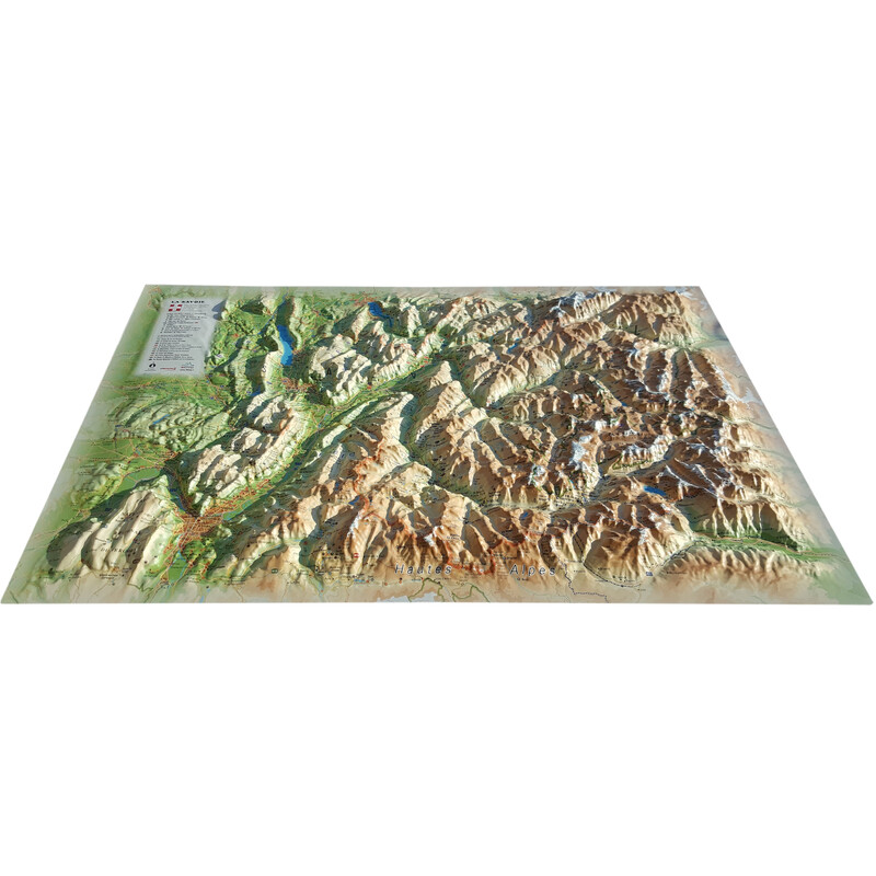 3Dmap Mapa regionalna La Savoie