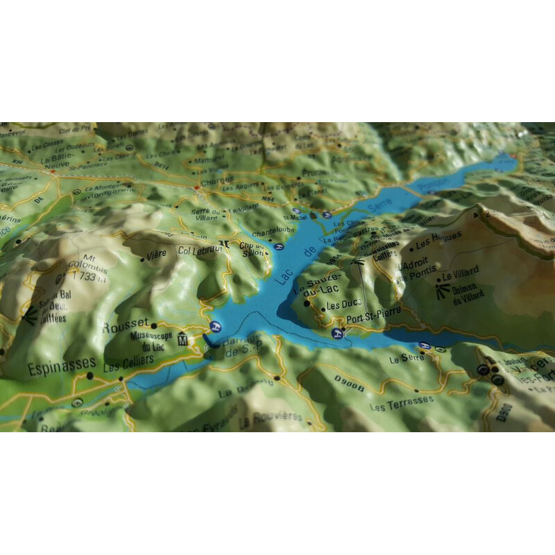 3Dmap Mapa regionalna Le Massif des Ecrins
