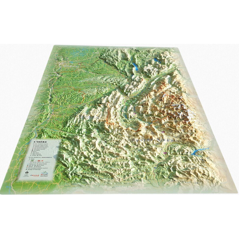 3Dmap Mapa regionalna L'Isère