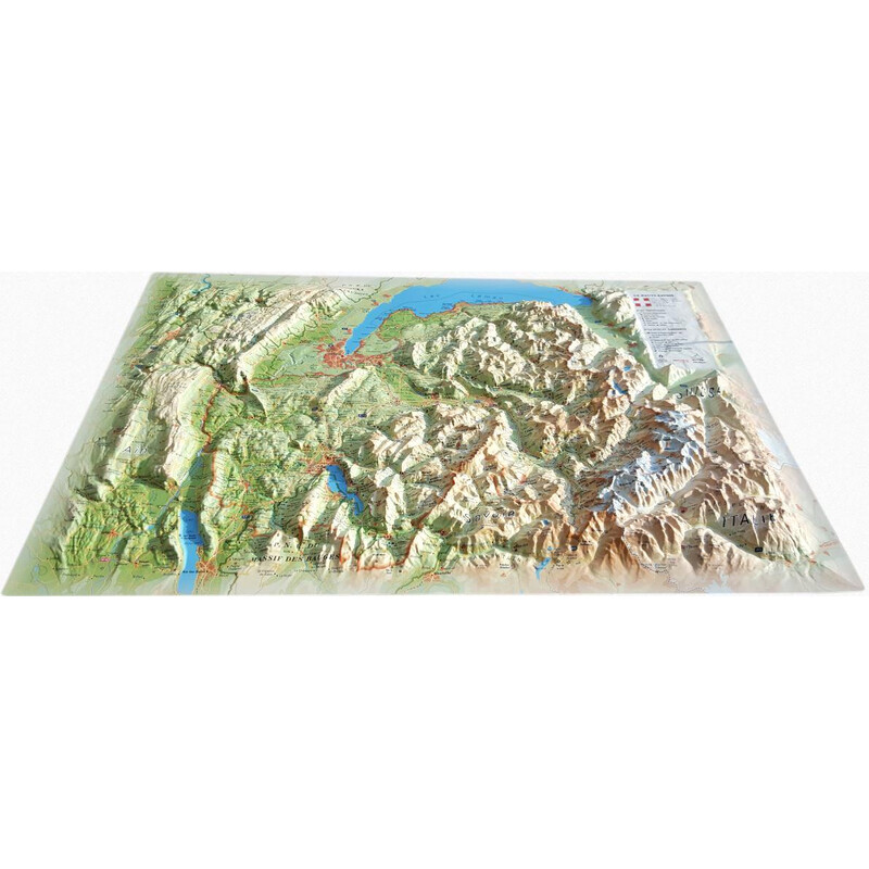 3Dmap Mapa regionalna La Haute Savoie