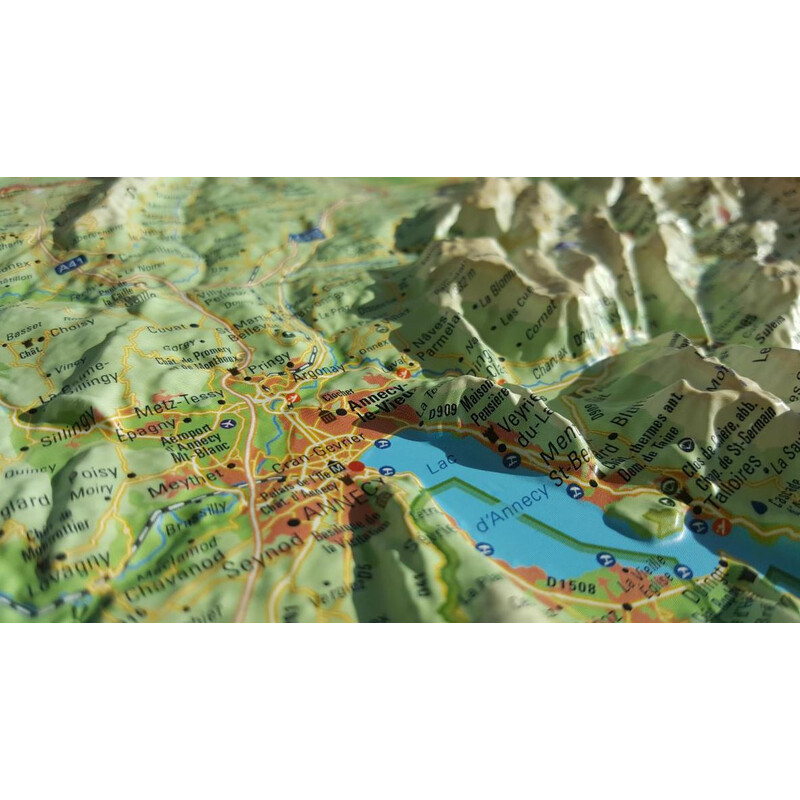 3Dmap Mapa regionalna La Haute Savoie