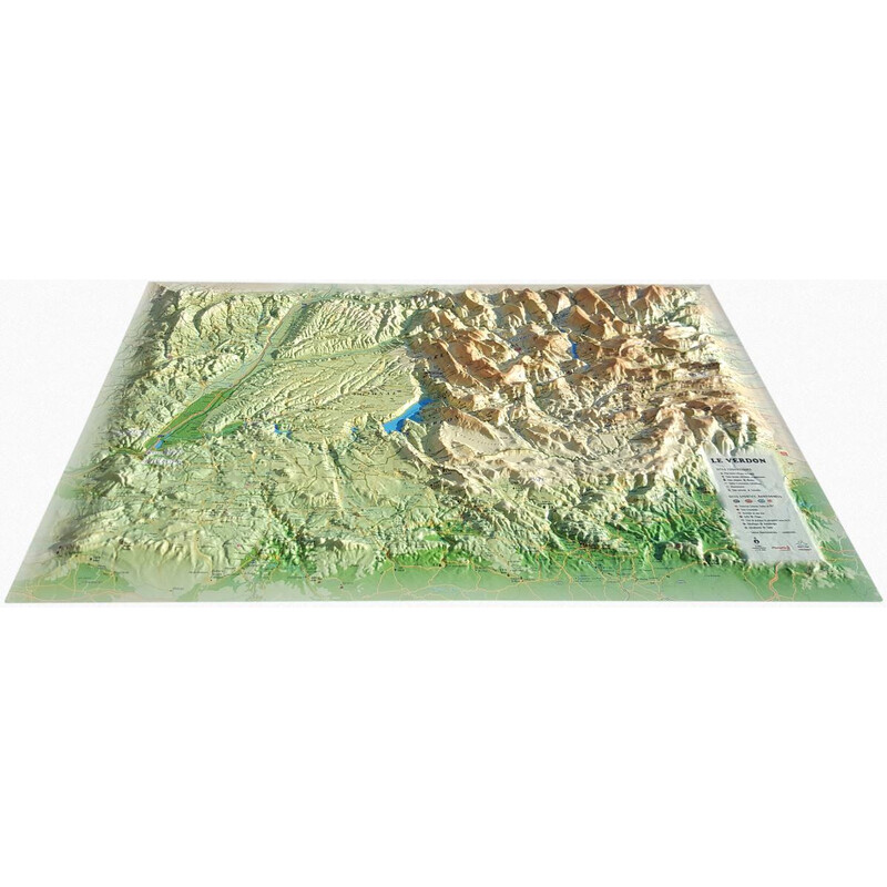 3Dmap Mapa regionalna Le Verdon