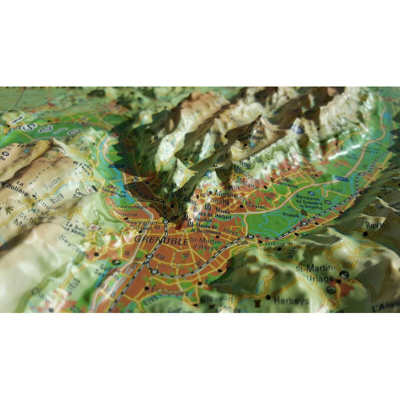 3Dmap Mapa regionalna Vercors-Chartreuse