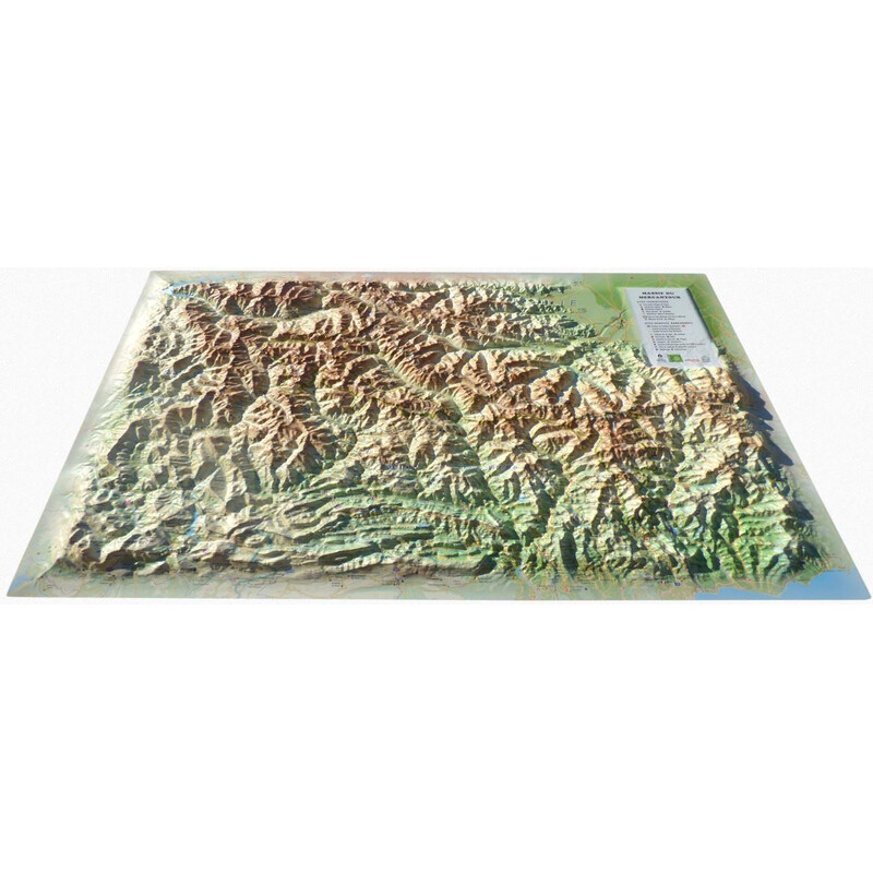 3Dmap Mapa regionalna Le Massif du Mercantour