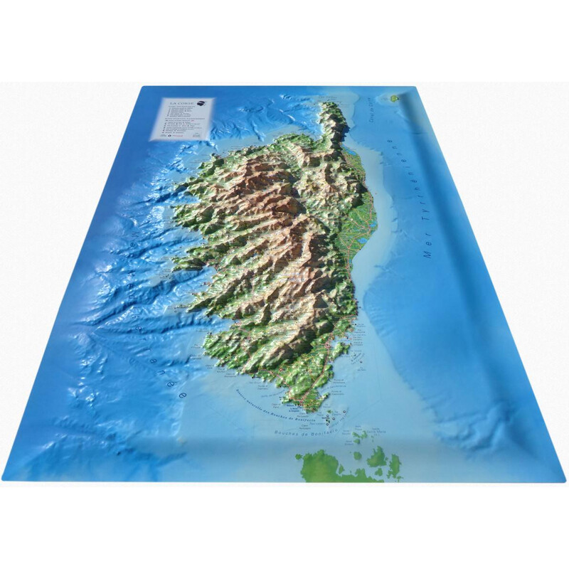 3Dmap Mapa regionalna La Corse