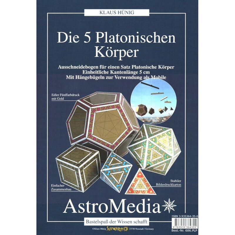 AstroMedia Zestaw Die 5 Platonischen Körper
