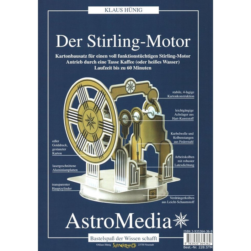 AstroMedia Zestaw Der Stirling-Motor