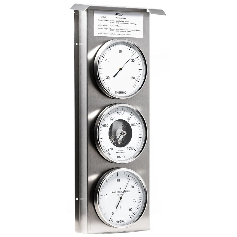 Fischer Stacja meteo Außenwetterstation mit Wetterregeln