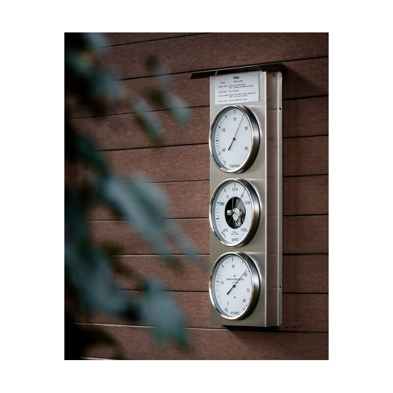 Fischer Stacja meteo Außenwetterstation mit Wetterregeln