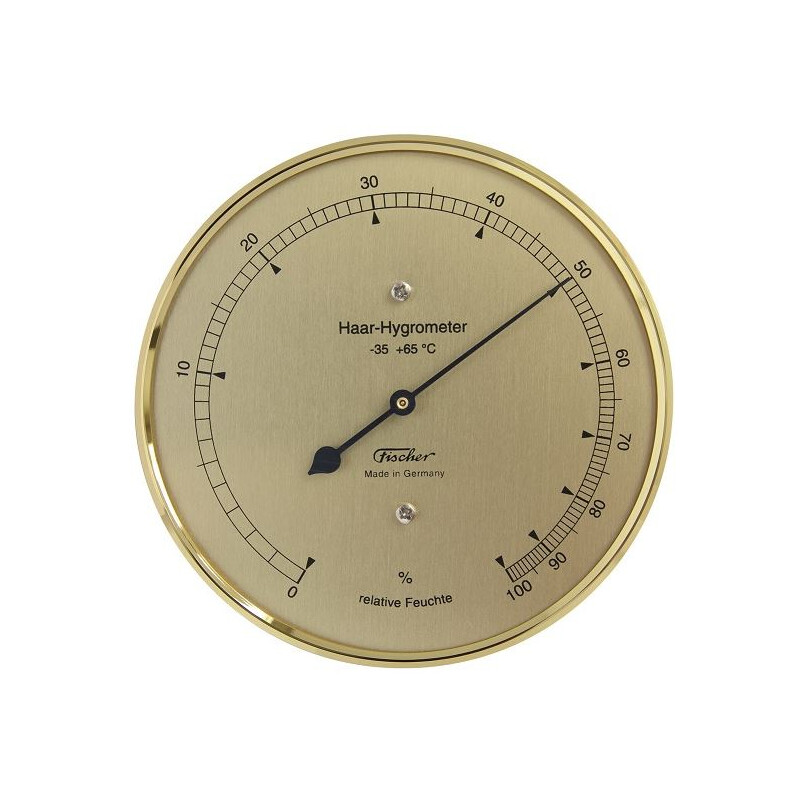 Fischer Stacja meteo Hair-Hygrometer brass