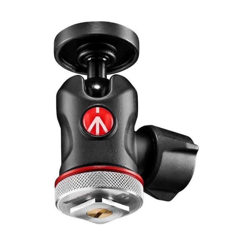 Manfrotto Głowica kulowa MH492LCD-BH Micro ze stopką mocowania lamp błyskowych